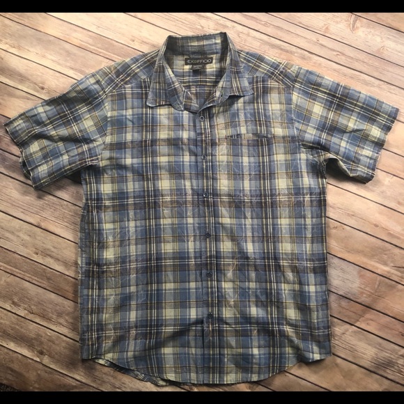Lighting cool  Plaid Exofficio button-down shirt - Picture 4 of 4